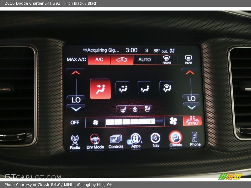 Pitch Black / Black 2016 Dodge Charger SRT 392