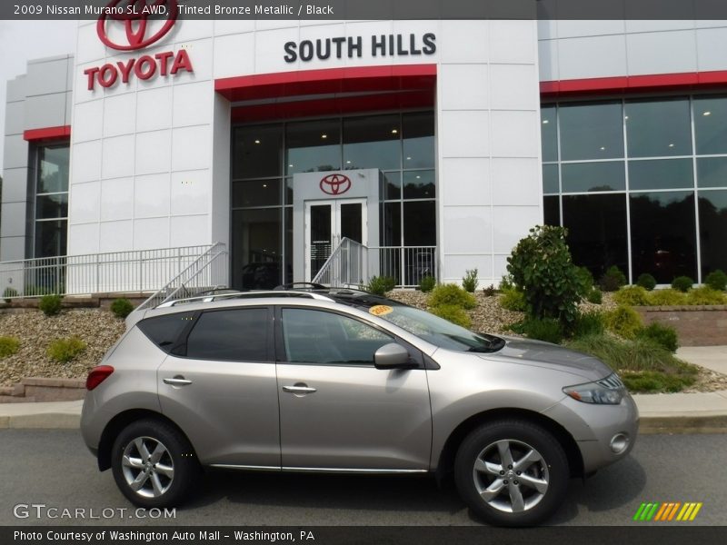 Tinted Bronze Metallic / Black 2009 Nissan Murano SL AWD