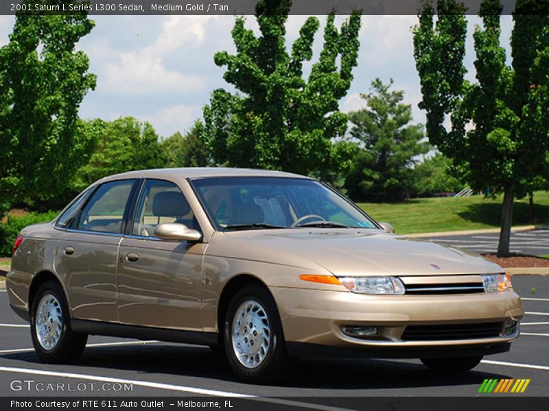 Medium Gold / Tan 2001 Saturn L Series L300 Sedan