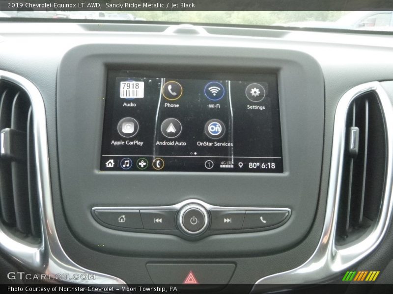 Sandy Ridge Metallic / Jet Black 2019 Chevrolet Equinox LT AWD