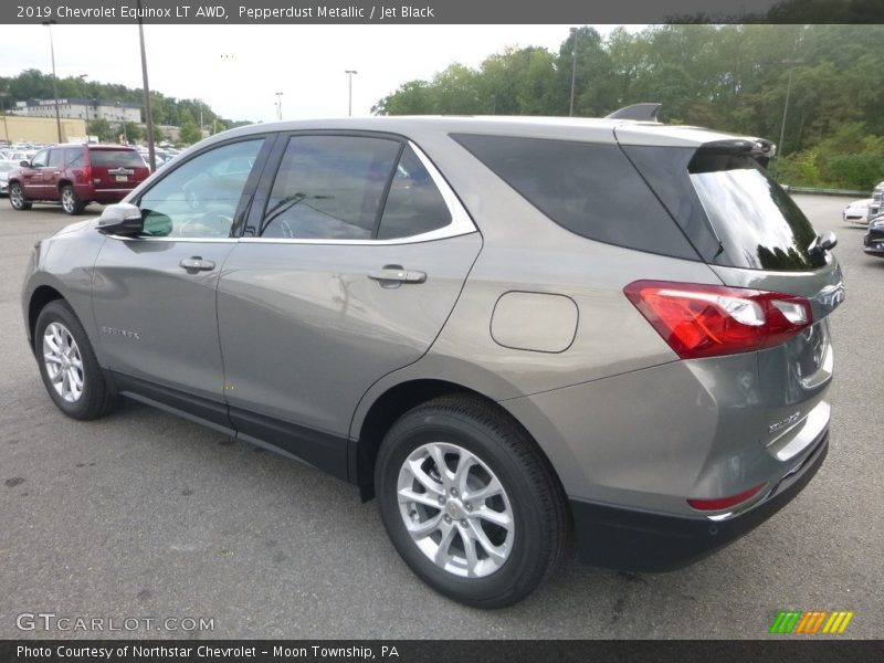 Pepperdust Metallic / Jet Black 2019 Chevrolet Equinox LT AWD