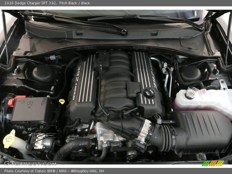 Pitch Black / Black 2016 Dodge Charger SRT 392