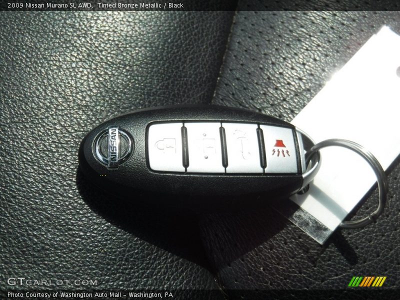 Tinted Bronze Metallic / Black 2009 Nissan Murano SL AWD