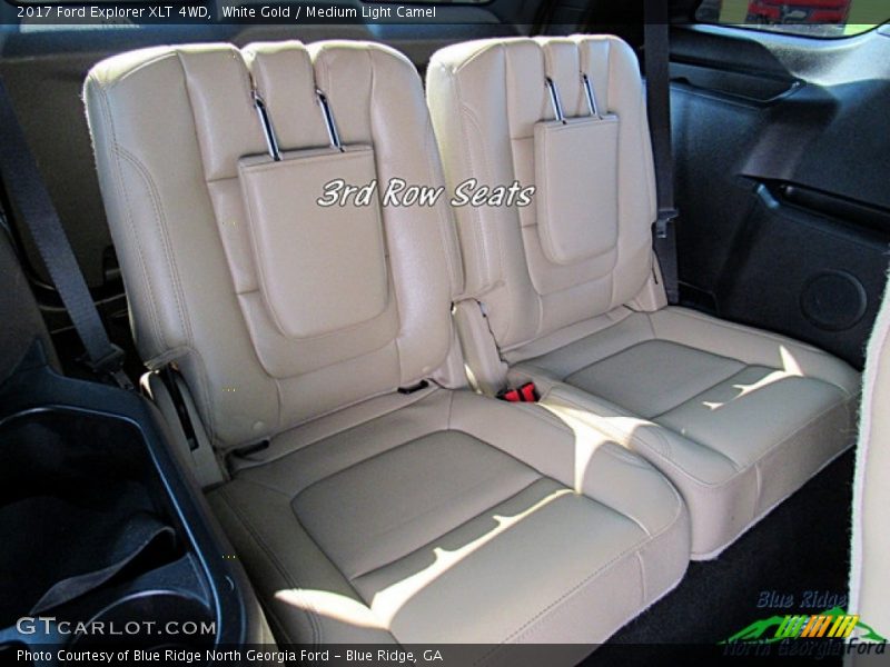 White Gold / Medium Light Camel 2017 Ford Explorer XLT 4WD