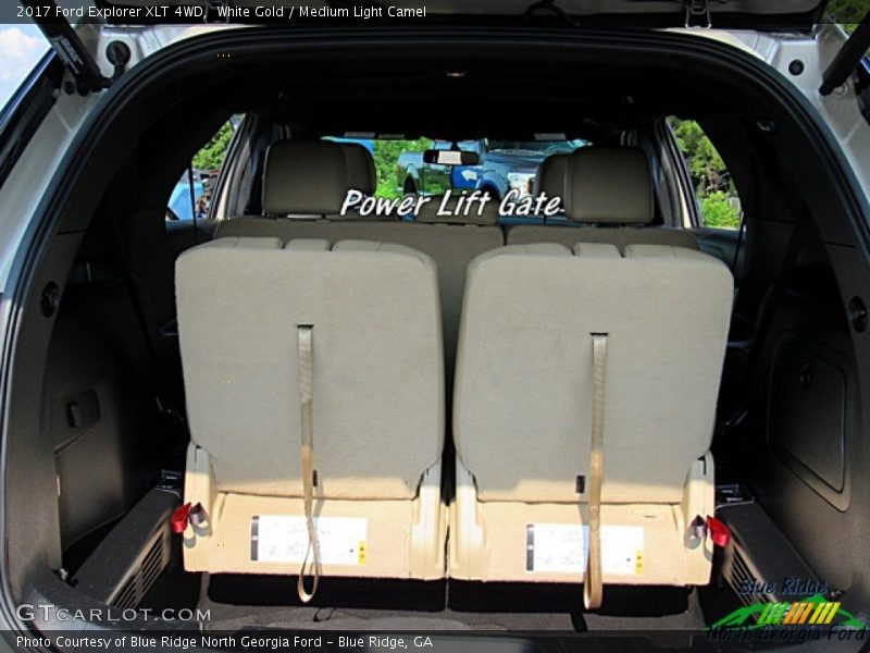 White Gold / Medium Light Camel 2017 Ford Explorer XLT 4WD