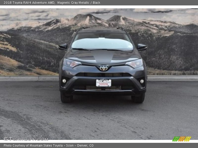 Magnetic Gray Metallic / Black 2018 Toyota RAV4 Adventure AWD