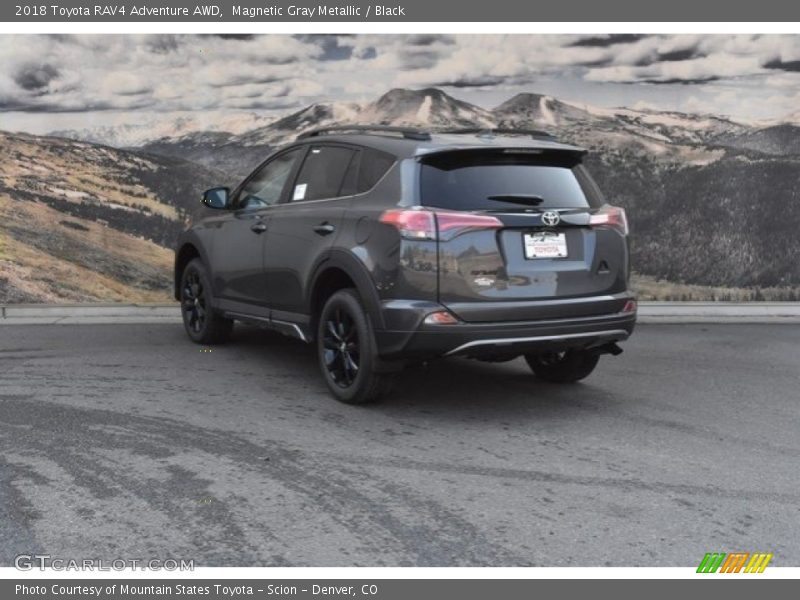 Magnetic Gray Metallic / Black 2018 Toyota RAV4 Adventure AWD