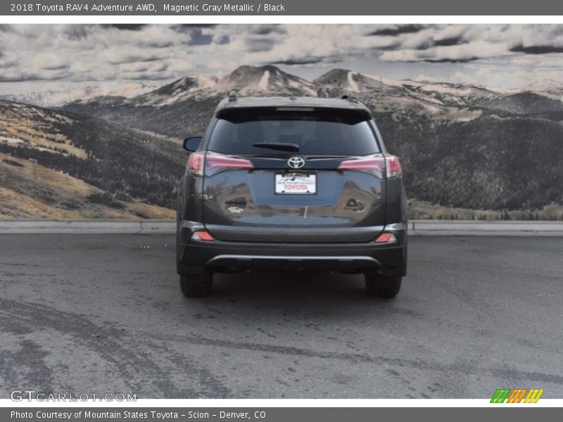Magnetic Gray Metallic / Black 2018 Toyota RAV4 Adventure AWD