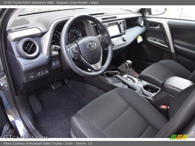 Magnetic Gray Metallic / Black 2018 Toyota RAV4 Adventure AWD