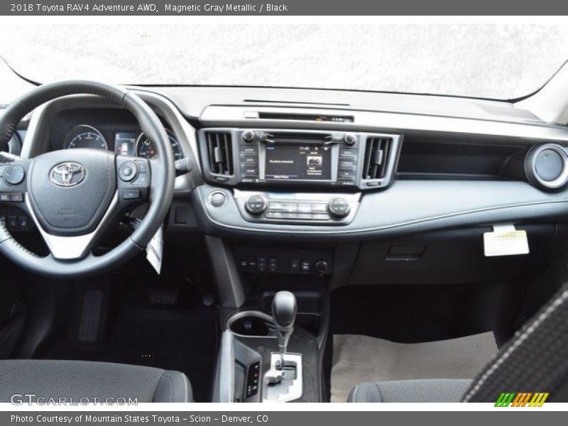 Magnetic Gray Metallic / Black 2018 Toyota RAV4 Adventure AWD