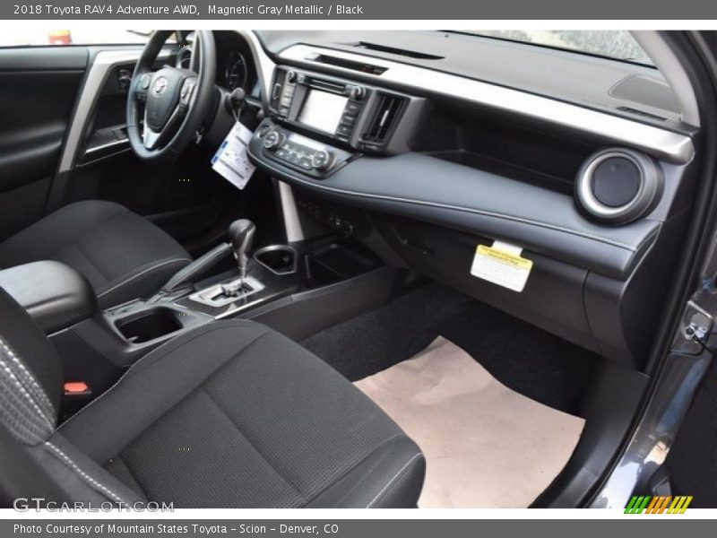 Magnetic Gray Metallic / Black 2018 Toyota RAV4 Adventure AWD