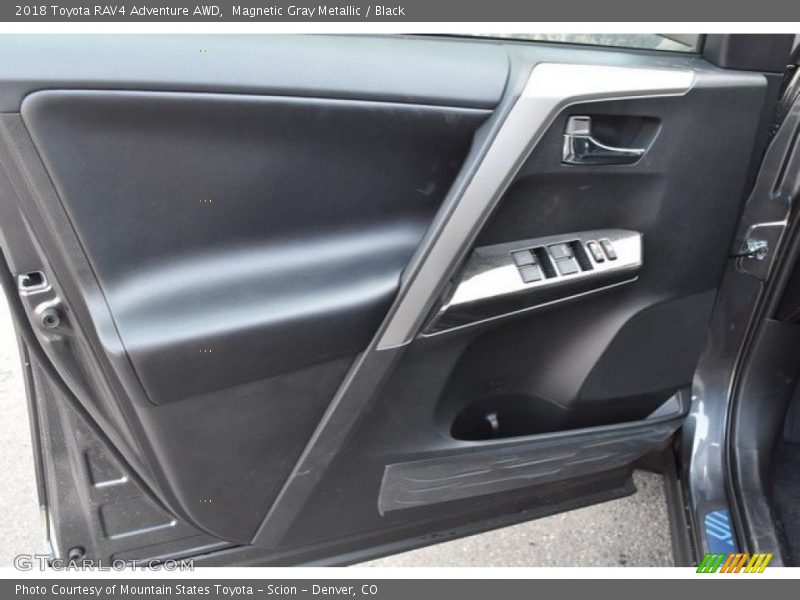 Magnetic Gray Metallic / Black 2018 Toyota RAV4 Adventure AWD