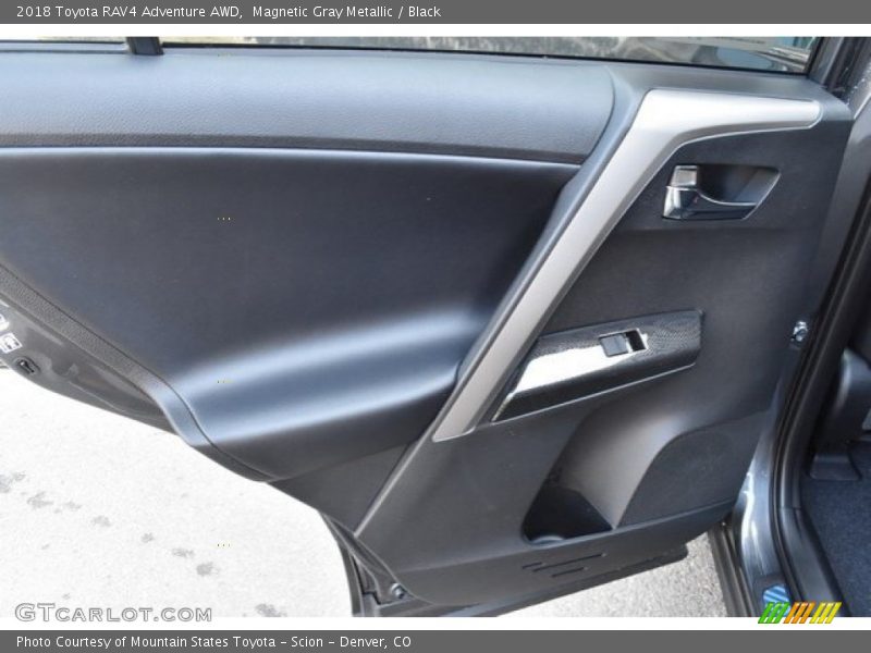 Magnetic Gray Metallic / Black 2018 Toyota RAV4 Adventure AWD