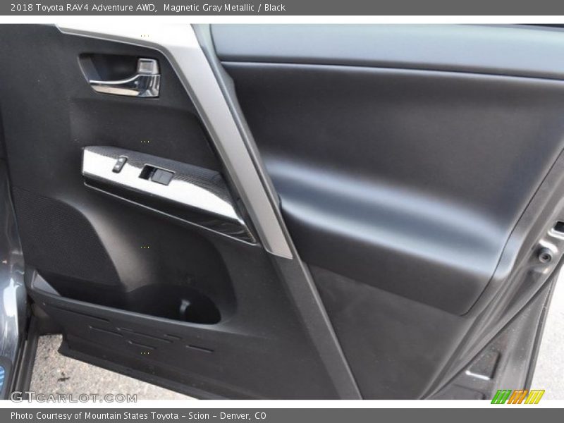 Magnetic Gray Metallic / Black 2018 Toyota RAV4 Adventure AWD