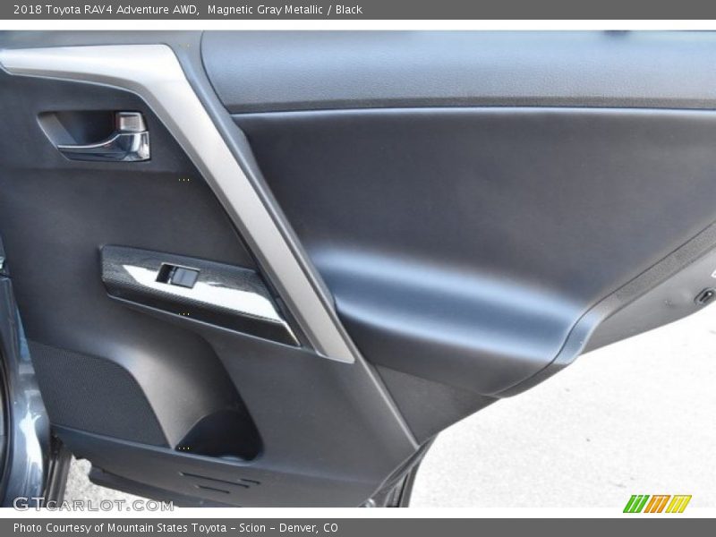 Magnetic Gray Metallic / Black 2018 Toyota RAV4 Adventure AWD