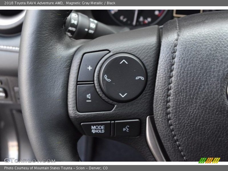 Magnetic Gray Metallic / Black 2018 Toyota RAV4 Adventure AWD