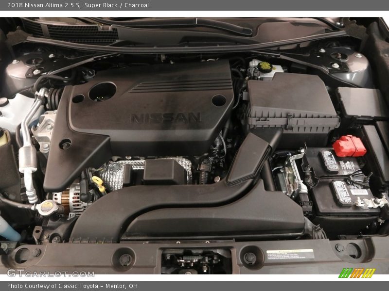 Super Black / Charcoal 2018 Nissan Altima 2.5 S