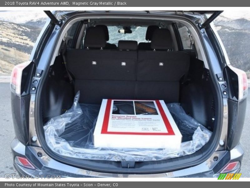 Magnetic Gray Metallic / Black 2018 Toyota RAV4 Adventure AWD