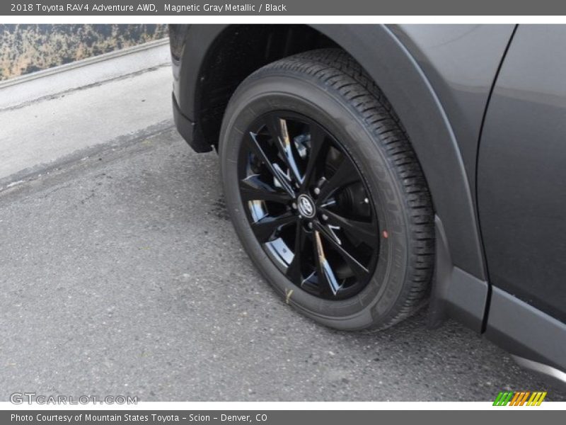 Magnetic Gray Metallic / Black 2018 Toyota RAV4 Adventure AWD