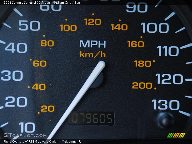 Medium Gold / Tan 2001 Saturn L Series L300 Sedan