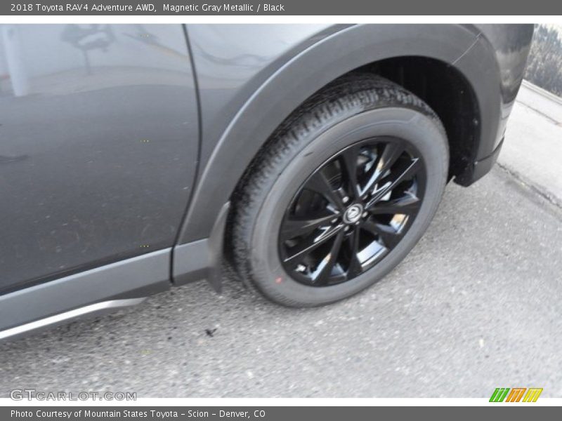 Magnetic Gray Metallic / Black 2018 Toyota RAV4 Adventure AWD