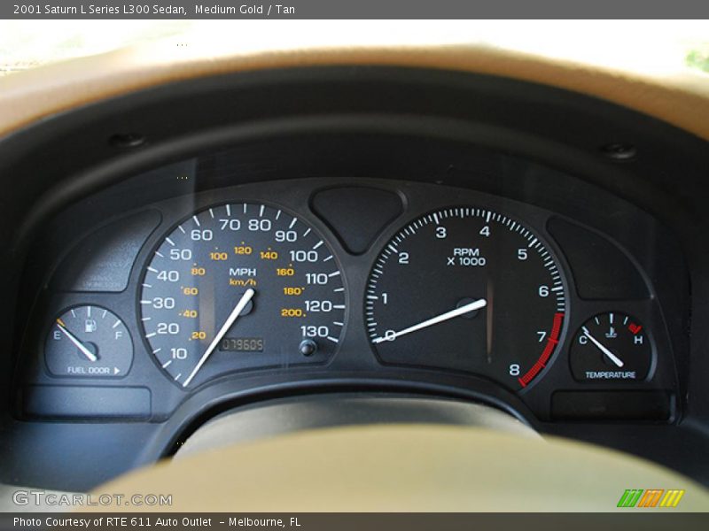 Medium Gold / Tan 2001 Saturn L Series L300 Sedan