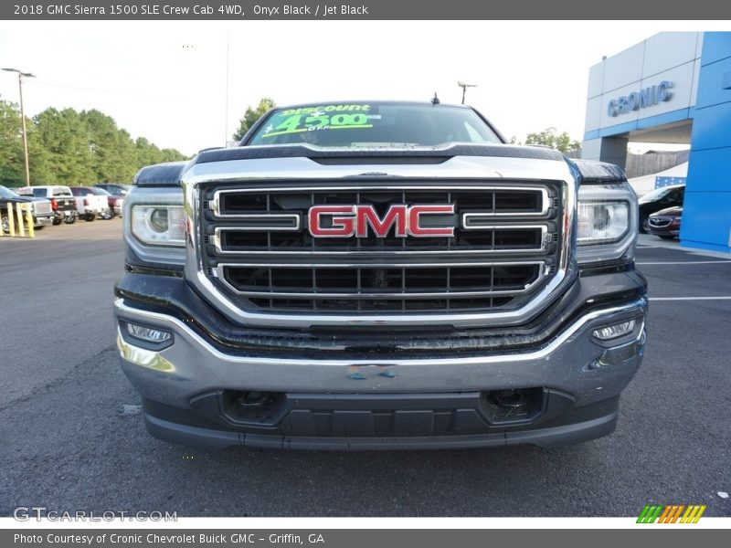 Onyx Black / Jet Black 2018 GMC Sierra 1500 SLE Crew Cab 4WD