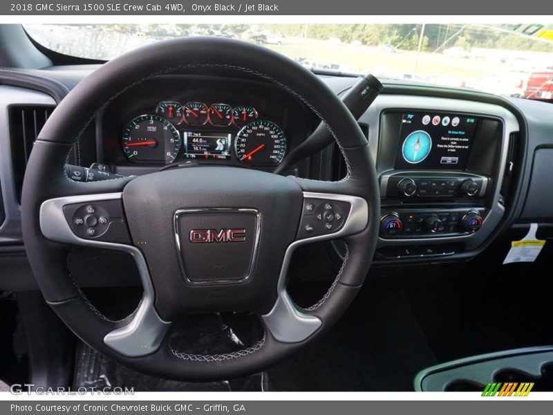Onyx Black / Jet Black 2018 GMC Sierra 1500 SLE Crew Cab 4WD