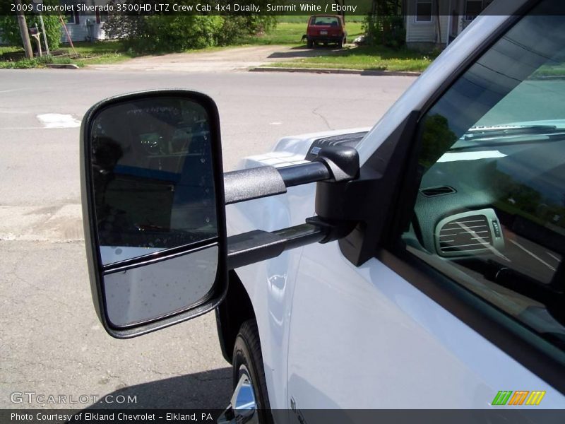 Summit White / Ebony 2009 Chevrolet Silverado 3500HD LTZ Crew Cab 4x4 Dually