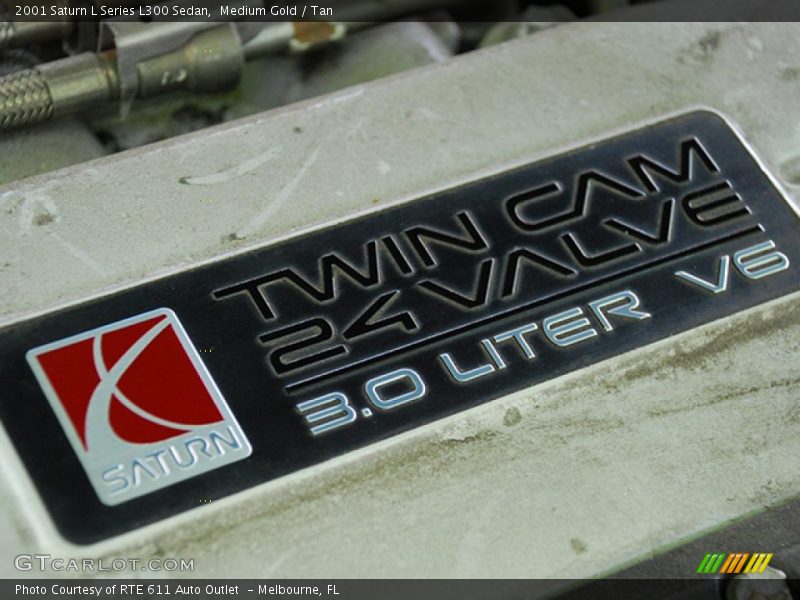 Medium Gold / Tan 2001 Saturn L Series L300 Sedan