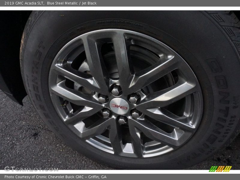 Blue Steel Metallic / Jet Black 2019 GMC Acadia SLT