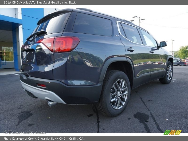 Blue Steel Metallic / Jet Black 2019 GMC Acadia SLT