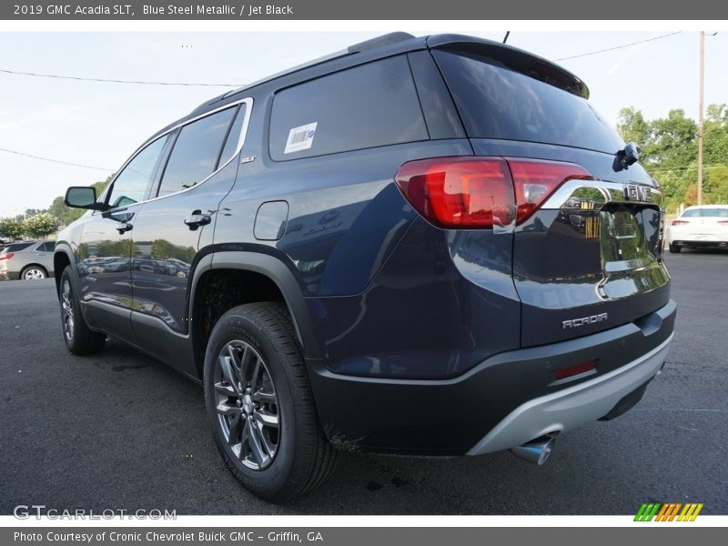 Blue Steel Metallic / Jet Black 2019 GMC Acadia SLT