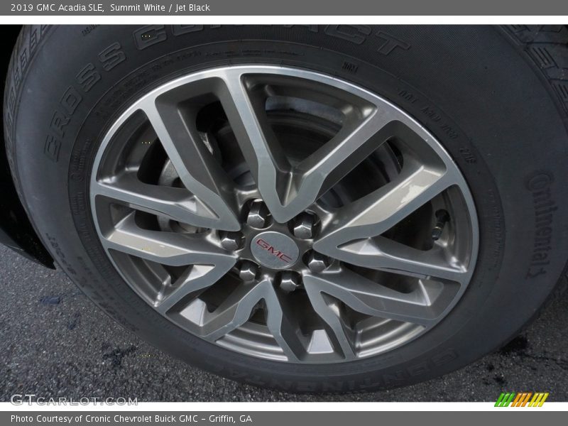 Summit White / Jet Black 2019 GMC Acadia SLE