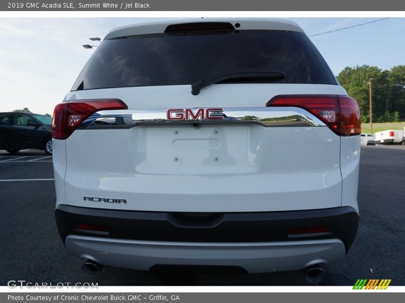 Summit White / Jet Black 2019 GMC Acadia SLE