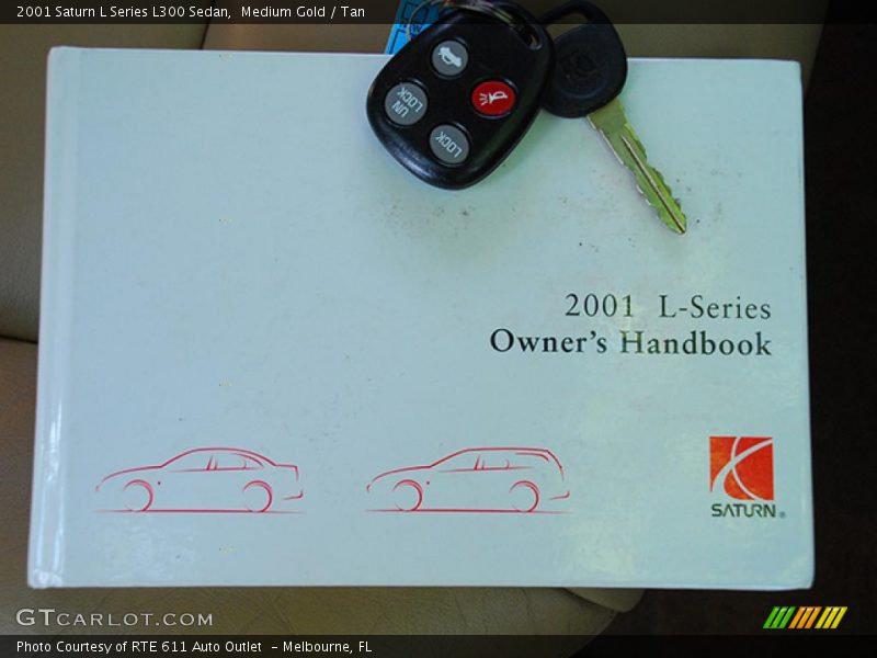 Medium Gold / Tan 2001 Saturn L Series L300 Sedan