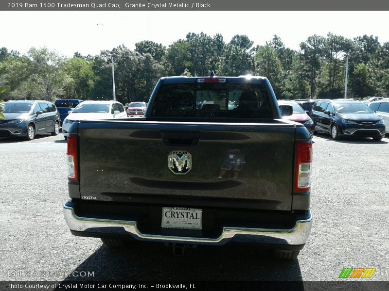 Granite Crystal Metallic / Black 2019 Ram 1500 Tradesman Quad Cab