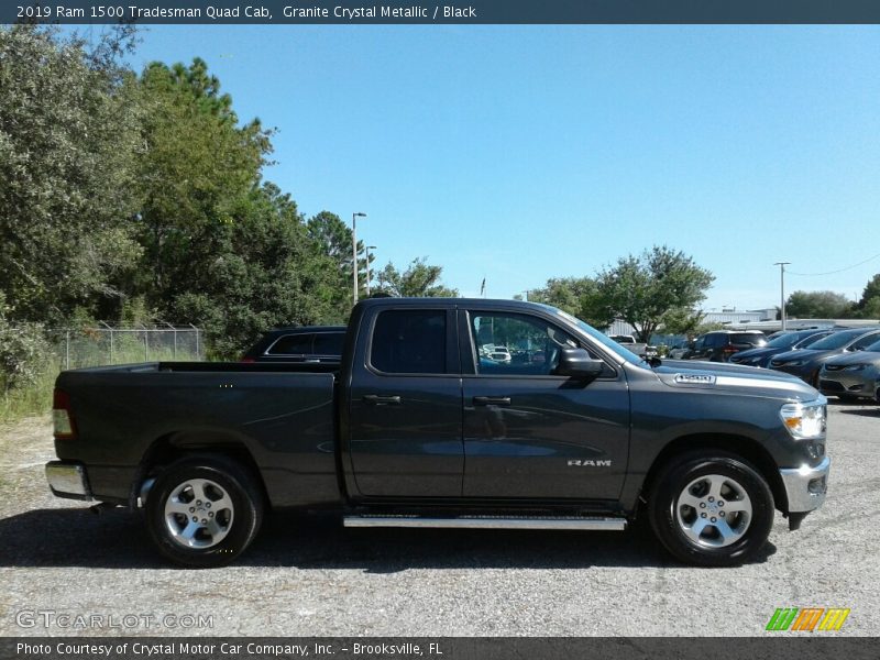 Granite Crystal Metallic / Black 2019 Ram 1500 Tradesman Quad Cab