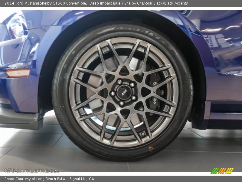 Deep Impact Blue / Shelby Charcoal Black/Black Accents 2014 Ford Mustang Shelby GT500 Convertible