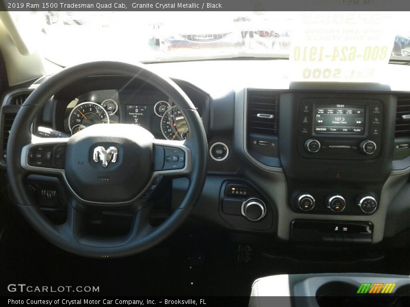 Granite Crystal Metallic / Black 2019 Ram 1500 Tradesman Quad Cab