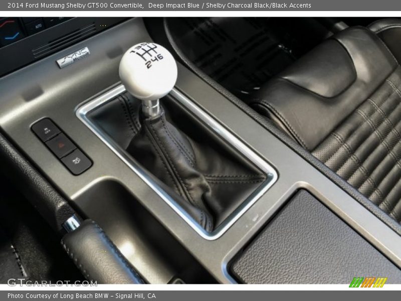 Deep Impact Blue / Shelby Charcoal Black/Black Accents 2014 Ford Mustang Shelby GT500 Convertible