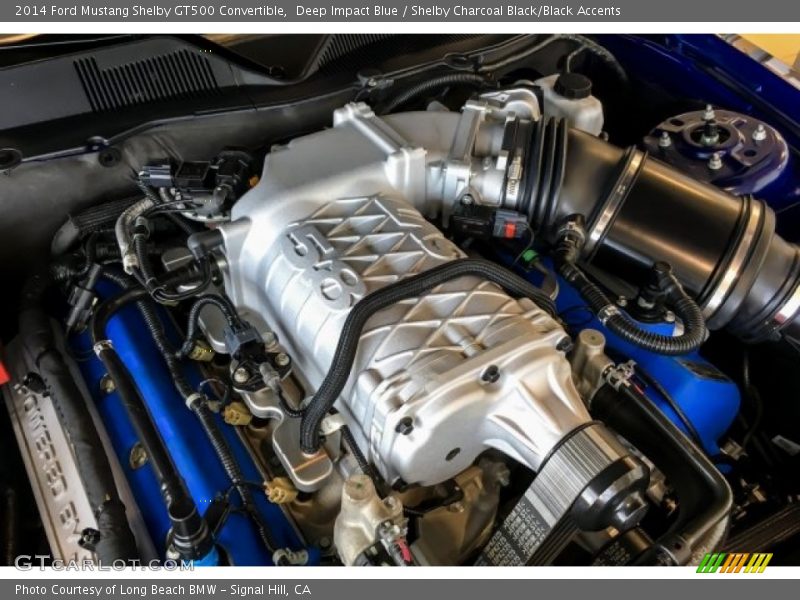 Deep Impact Blue / Shelby Charcoal Black/Black Accents 2014 Ford Mustang Shelby GT500 Convertible