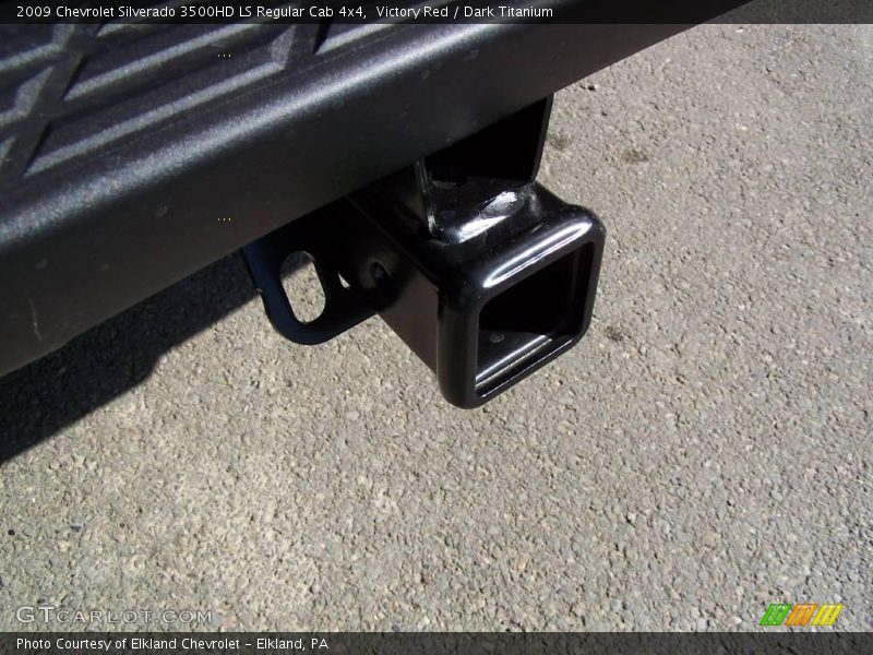 Victory Red / Dark Titanium 2009 Chevrolet Silverado 3500HD LS Regular Cab 4x4