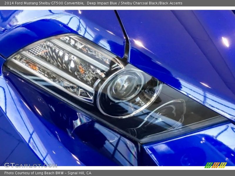 Deep Impact Blue / Shelby Charcoal Black/Black Accents 2014 Ford Mustang Shelby GT500 Convertible