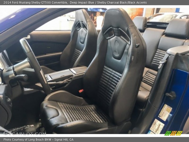 Deep Impact Blue / Shelby Charcoal Black/Black Accents 2014 Ford Mustang Shelby GT500 Convertible