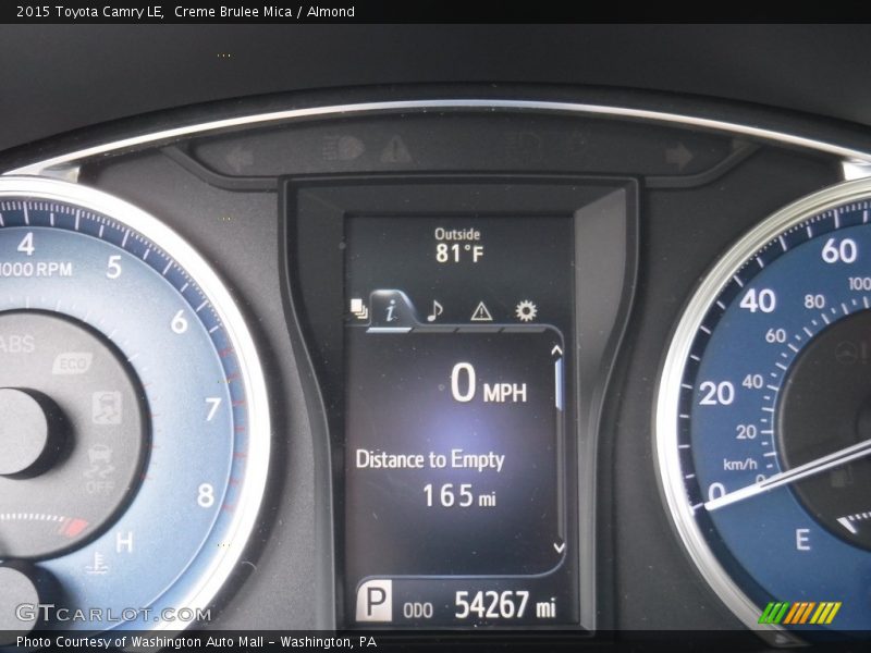 Creme Brulee Mica / Almond 2015 Toyota Camry LE
