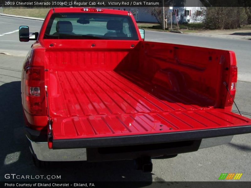 Victory Red / Dark Titanium 2009 Chevrolet Silverado 3500HD LS Regular Cab 4x4