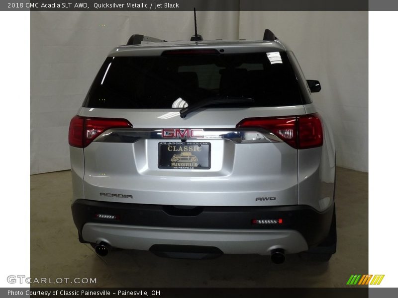 Quicksilver Metallic / Jet Black 2018 GMC Acadia SLT AWD