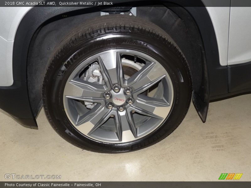 Quicksilver Metallic / Jet Black 2018 GMC Acadia SLT AWD
