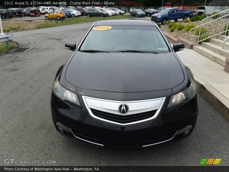 Crystal Black Pearl / Ebony 2012 Acura TL 3.7 SH-AWD Advance